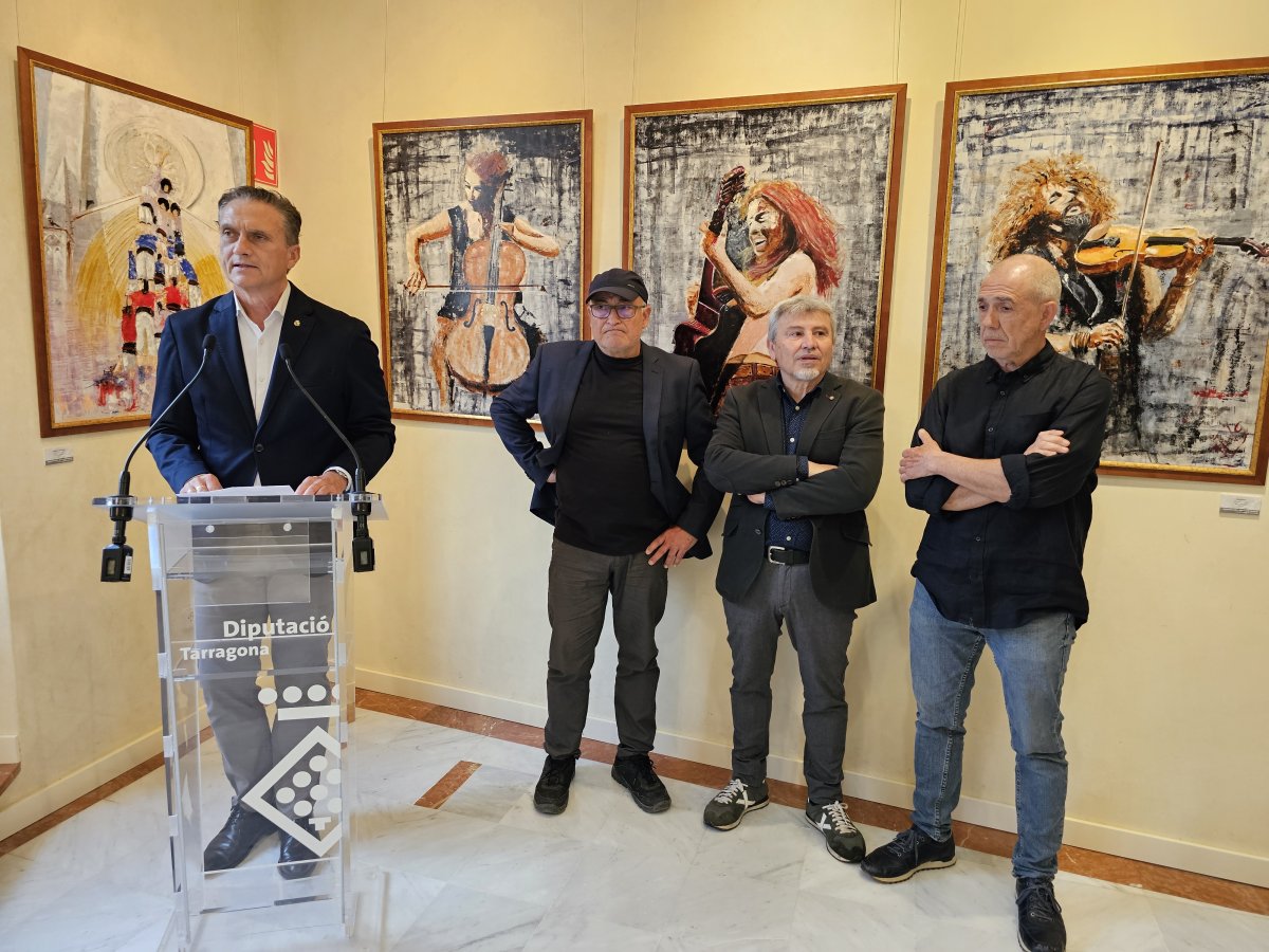 El Palau Bofarull de la Diputació a Reus acull l'exposició 'Expressions: colors i figures contemporànies' de Juan Andrés Varea