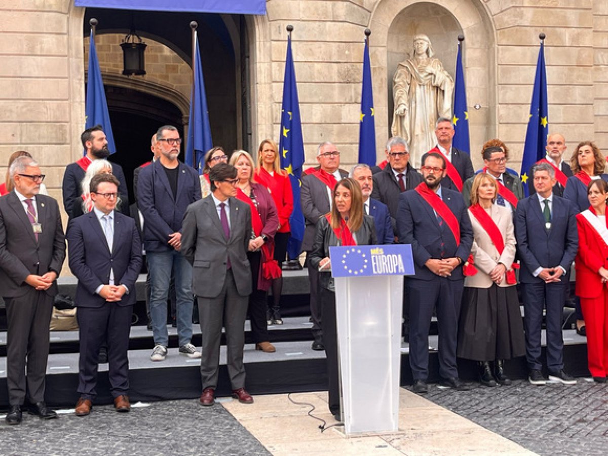 La presidenta de l’ACM, Meritxell Budó, reivindica el lideratge municipal en la construcció europea en l’acte institucional del Dia d’Europa