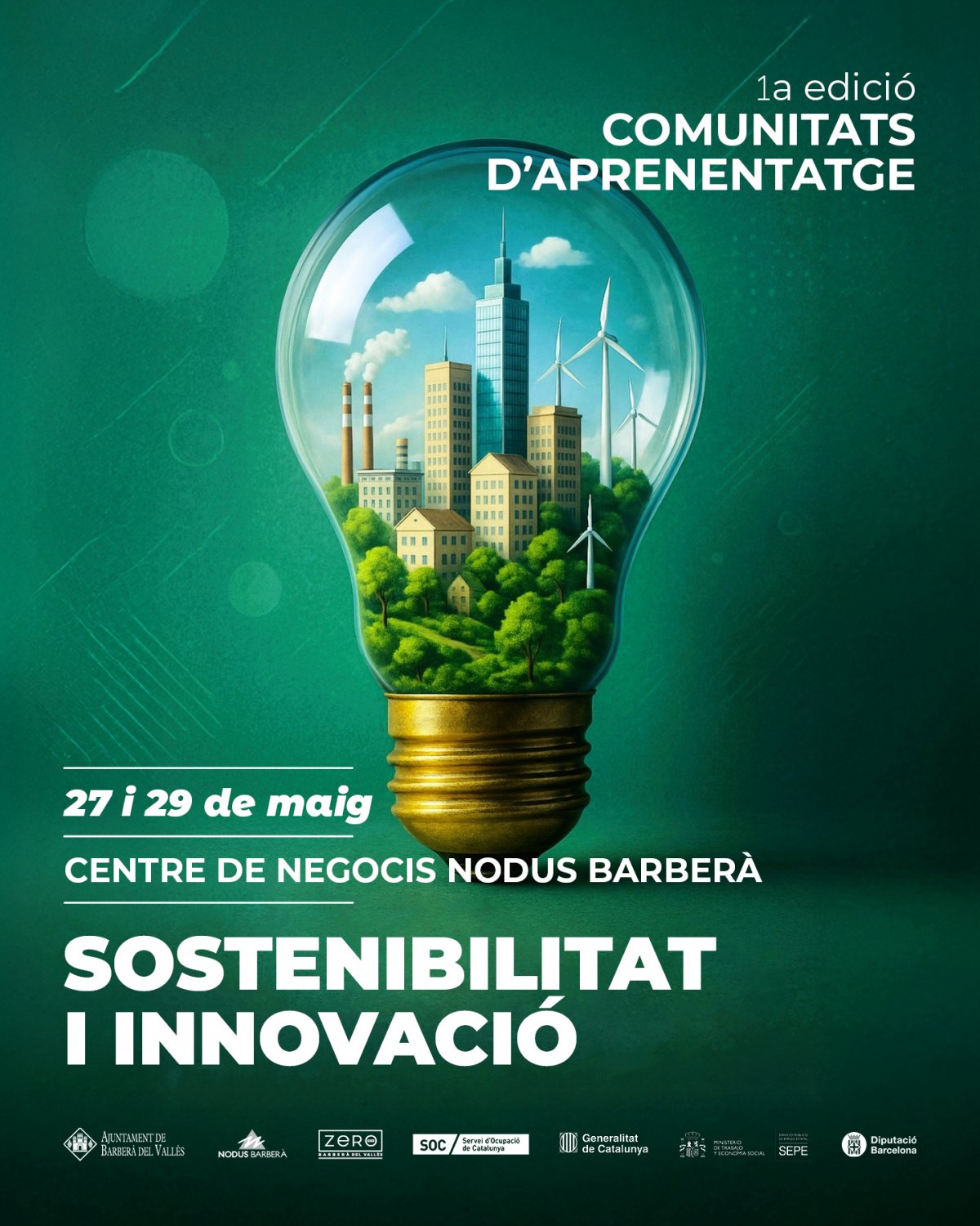 El centre de negocis Nodus Barberà acull les primeres jornades de les Comunitats d'Aprenentatge per a una indústria més sostenible i innovadora