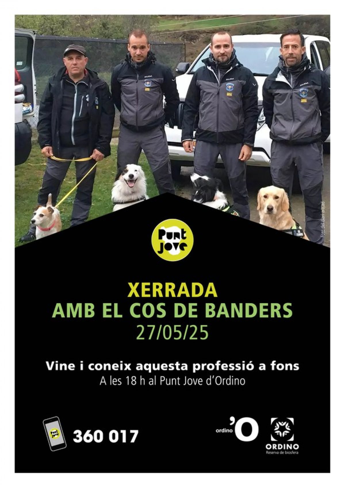 Descobreix la feina del Cos de Banders – Xerrada al Punt Jove d'Ordino