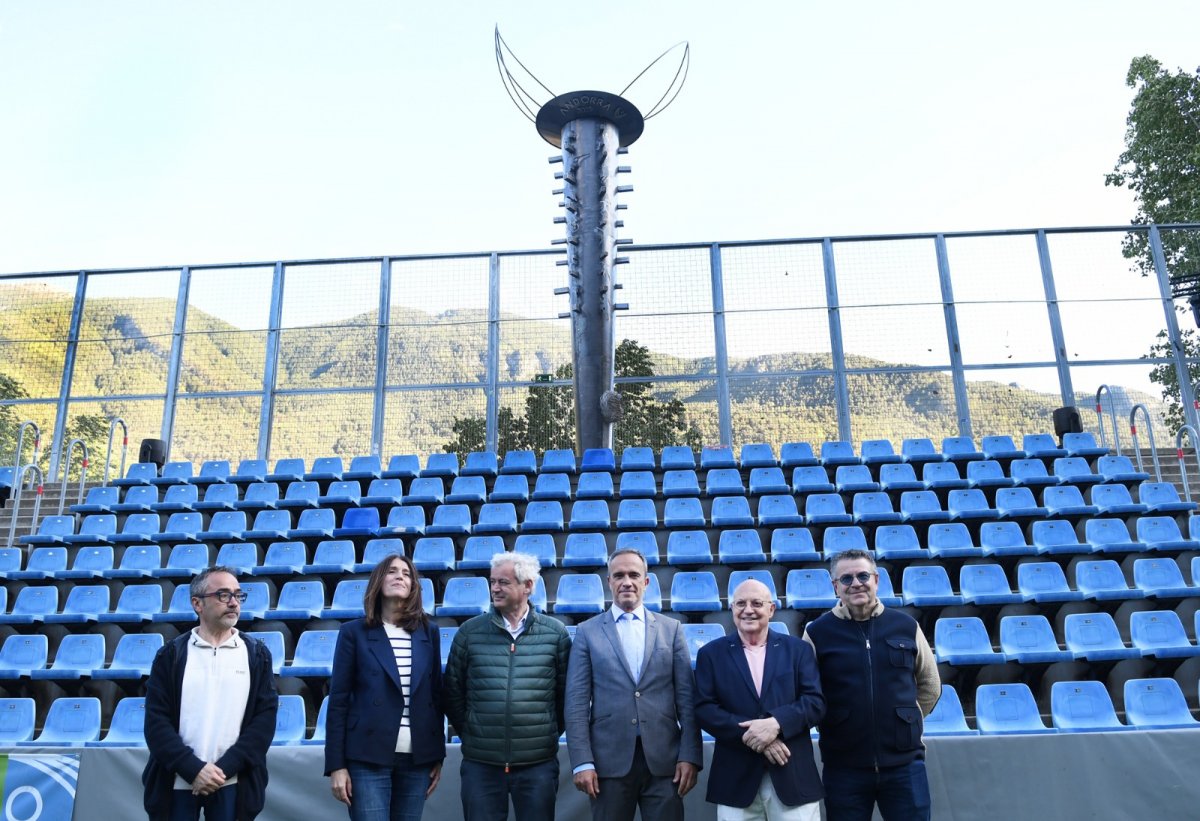 El peveter dels Jocs dels Petits Estats d’Europa Andorra 2025: una escultura amb ànima, signada per l’artista Toni Cruz