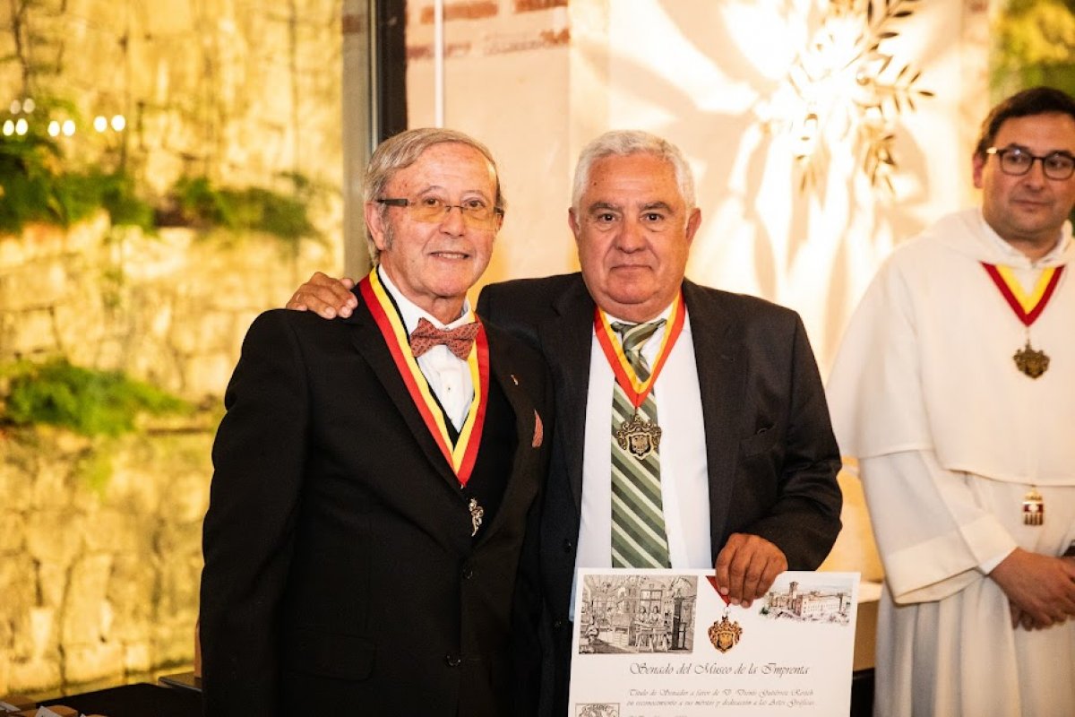 L'últim tipògraf de la Diputació de Lleida, Dionís Gutiérrez Rosich, nomenat senador del Museu de la Impremta