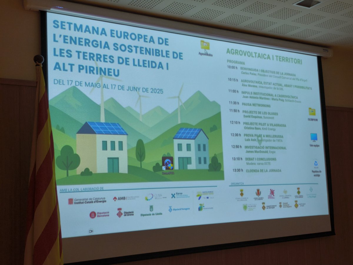 El Pla d'Urgell acull una jornada tècnica sobre agrovoltaica i transició energètica amb participació institucional i projectes pilot locals   