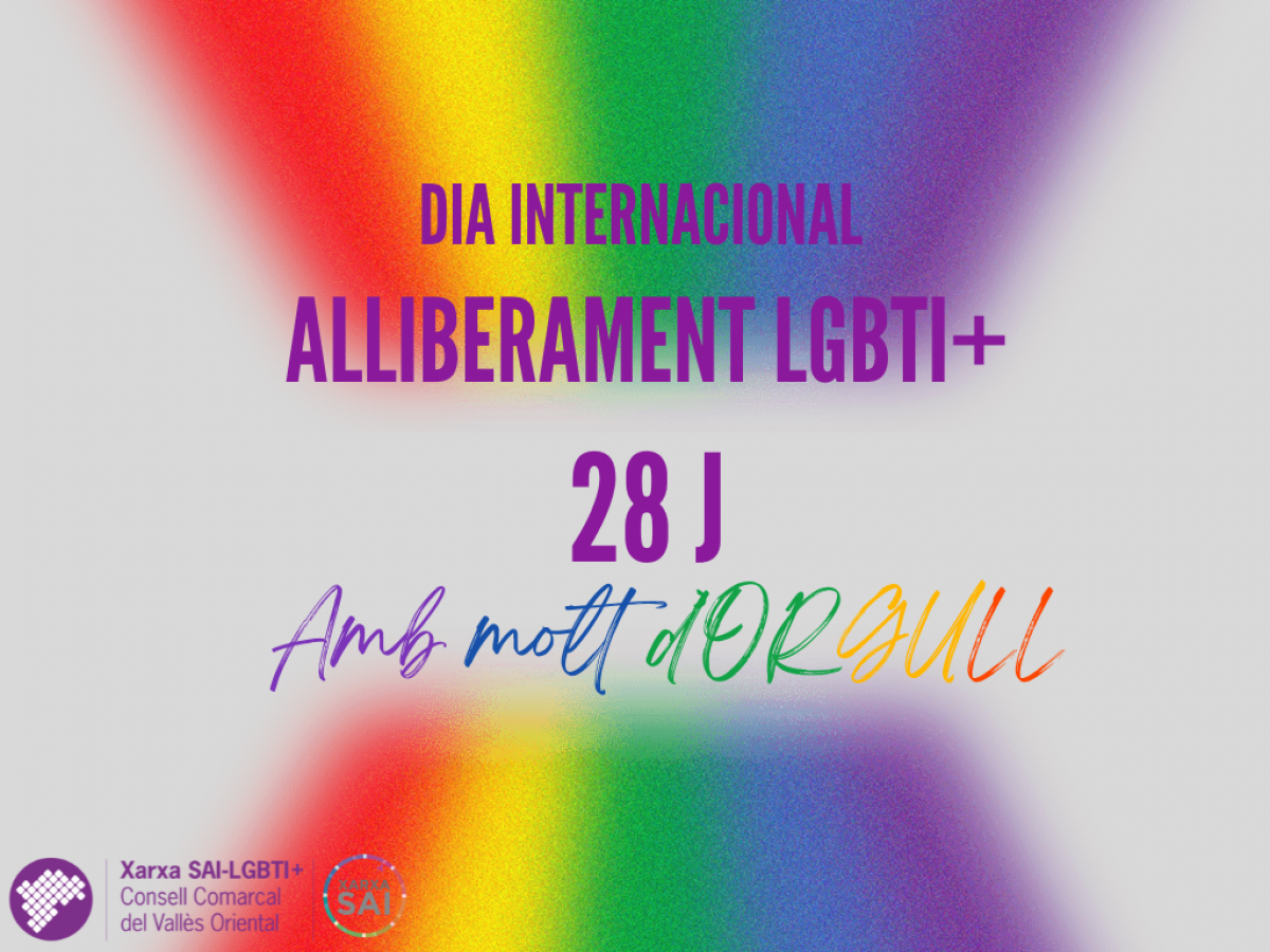 El Vallès Oriental commemora el Dia internacional de l’alliberament LGBTI+