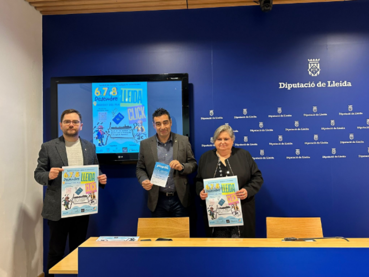 Maquetes i diorames Playmobil de diferents temàtiques i mides a l’exposició Lleida Click
