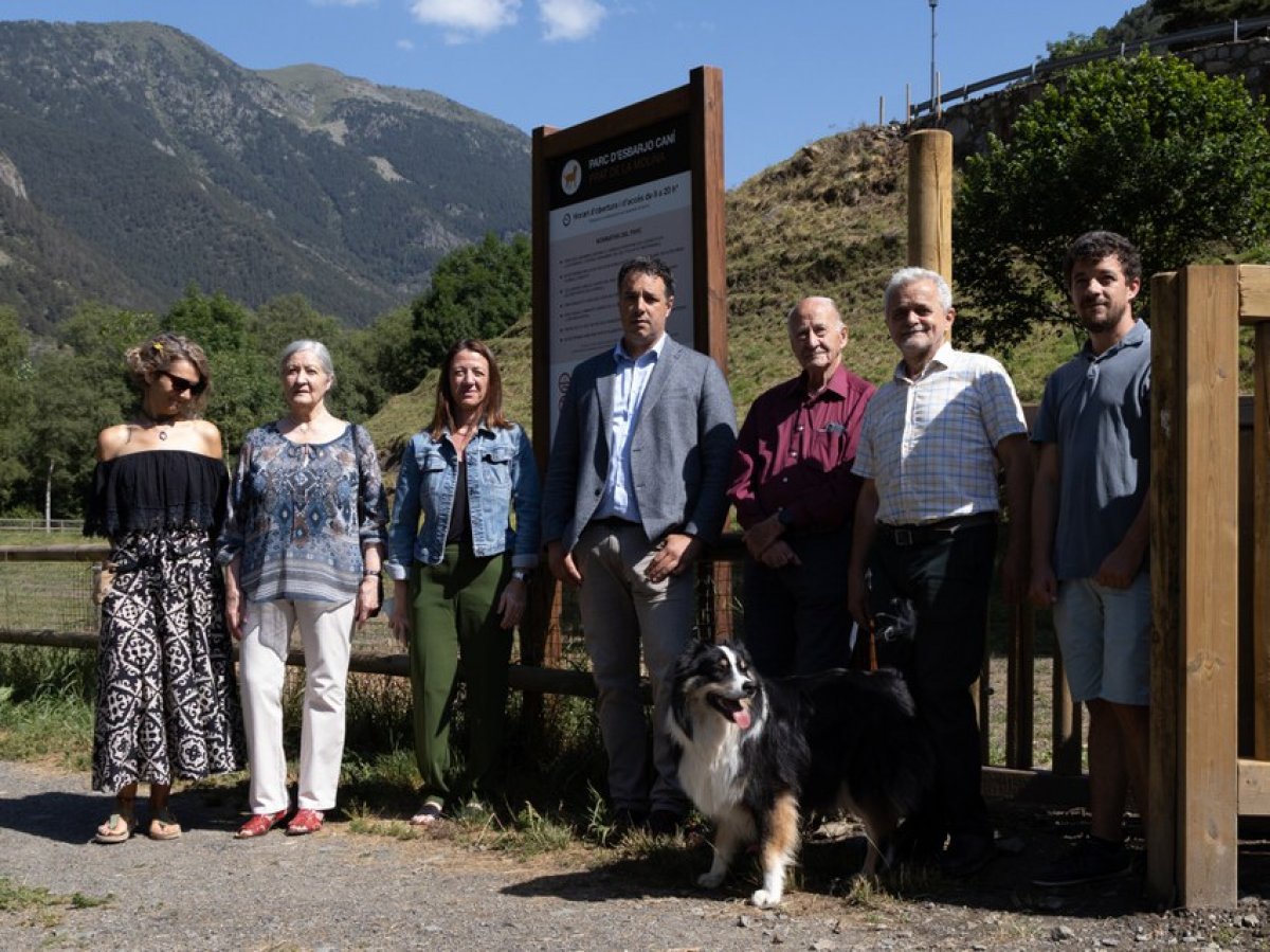 Ordino inaugura un parc caní al Prat de la Molina amb més de 5.000 m²