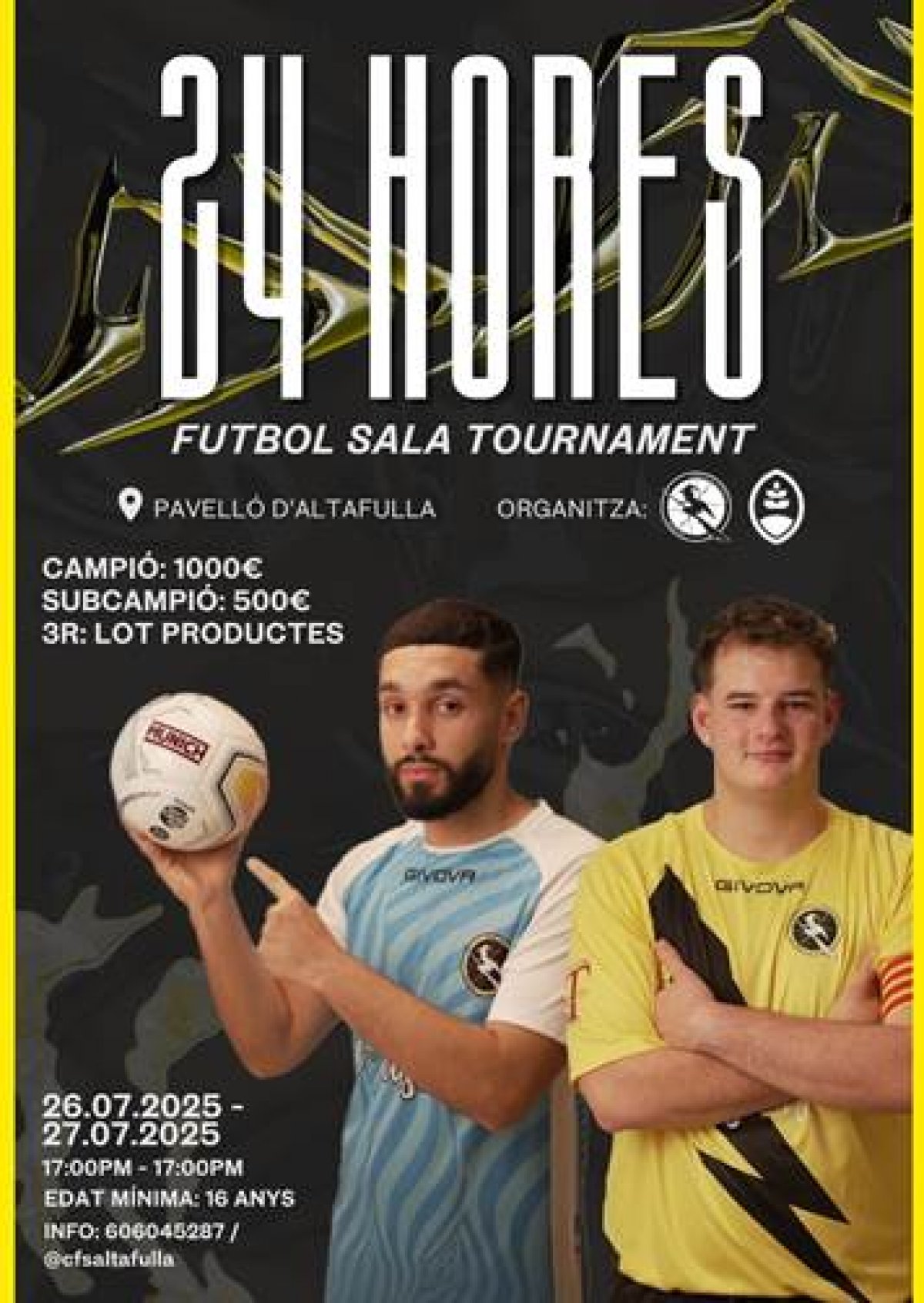 Altafulla acollirà un torneig de futbol sala 24 h que reunirà joves promeses de tota la província
