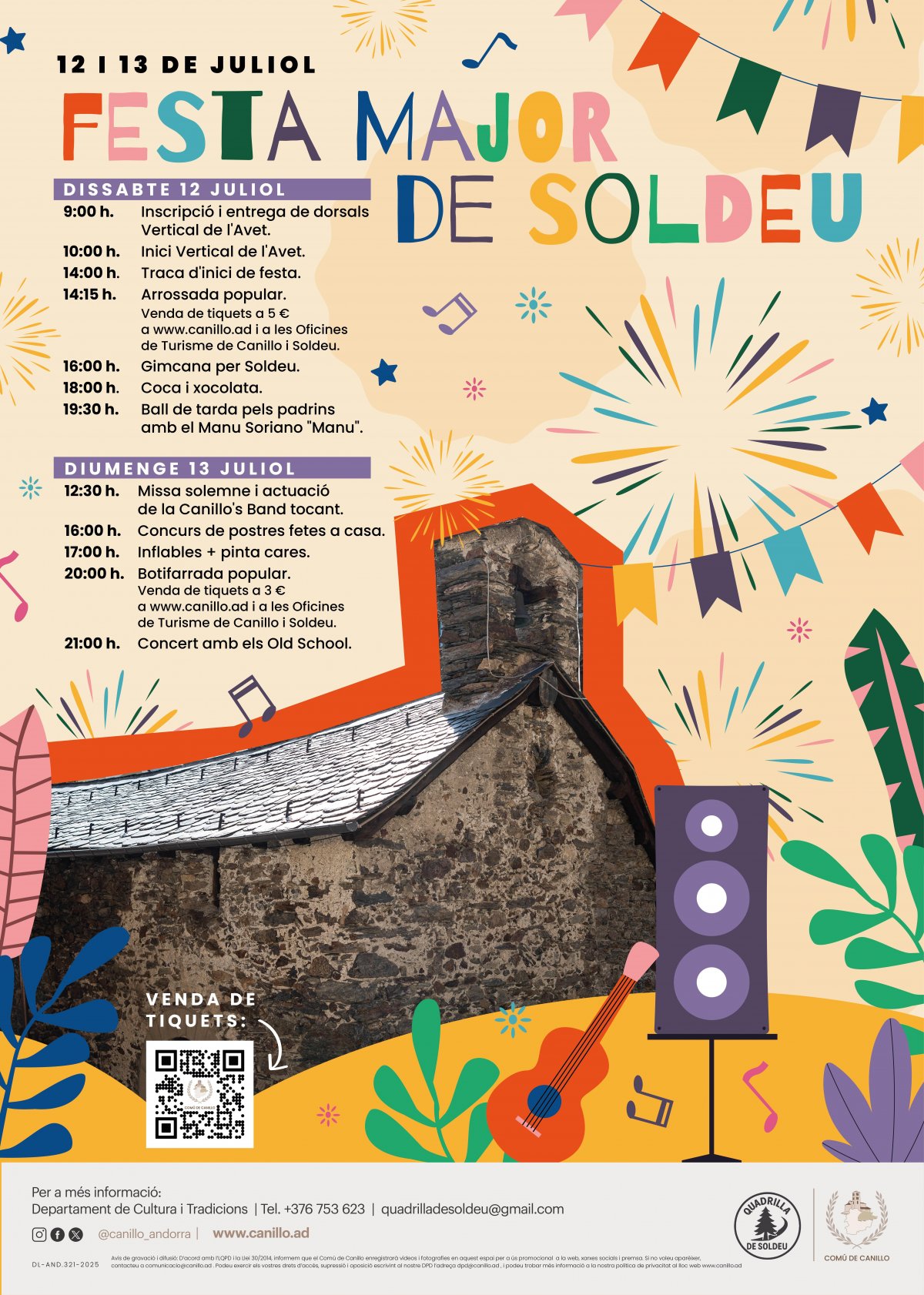 El jovent de Soldeu recupera la Festa Major del poble amb un cap de setmana ple d’activitats populars i música