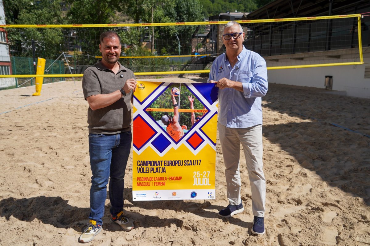 Encamp acollirà el Campionat Europeu de Petits Estats U17 de vòlei platja 