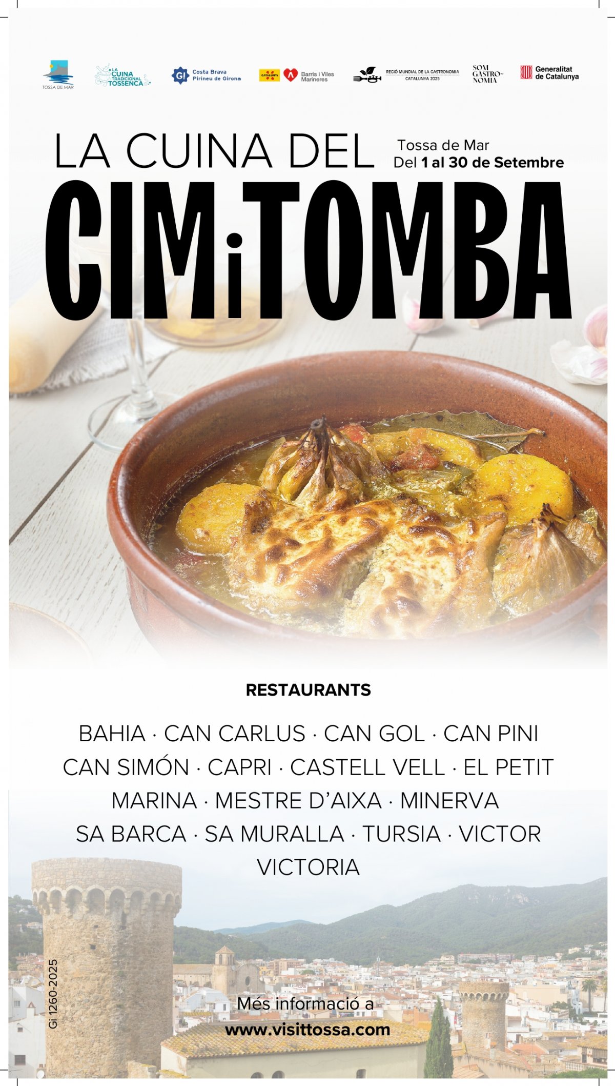 Presentació de la campanya gastronòmica - La Cuina del Cim i Tomba 2025 - Tossa de Mar