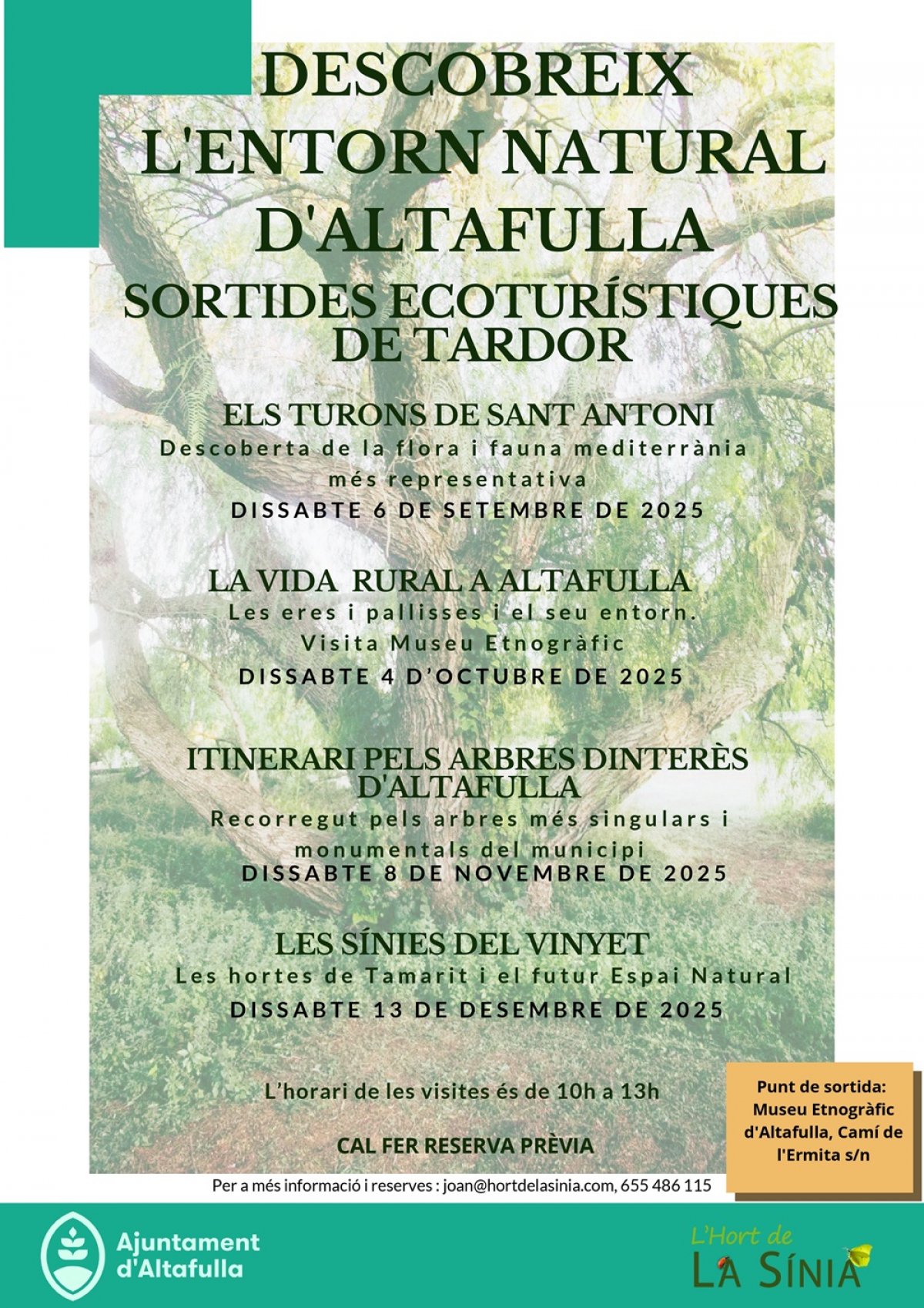 L'entorn natural d'Altafulla: sortides ecoturístiques