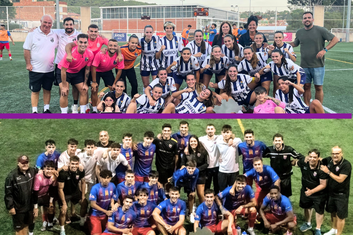 CF Caldes i CF La Roca guanyen el Torneig d’Històrics del Vallès Oriental