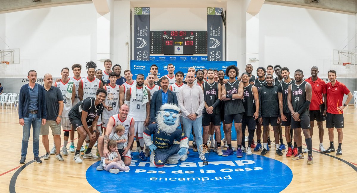 El Paris Basketball guanya el VII Trofeu Encamp masculí davant del MoraBanc Andorra