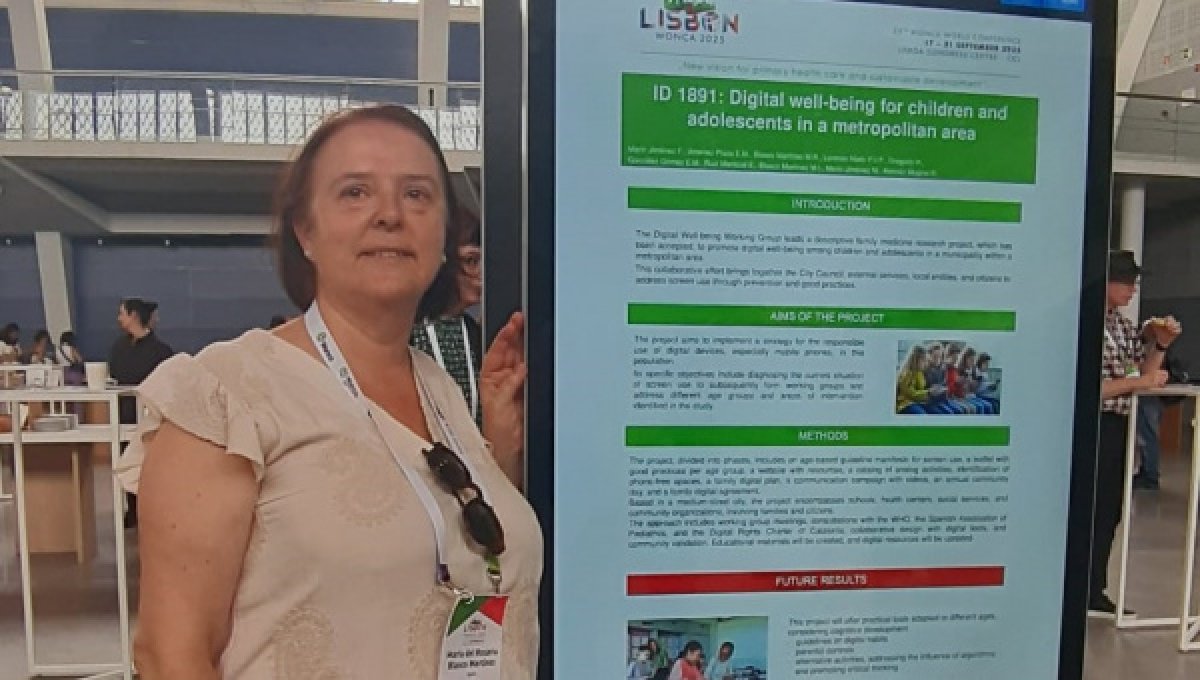 L’informe pratenc sobre l’ús de pantalles, presentat internacionalment al Congrés de l’Organització Mundial de Metges de Família (WONCA)