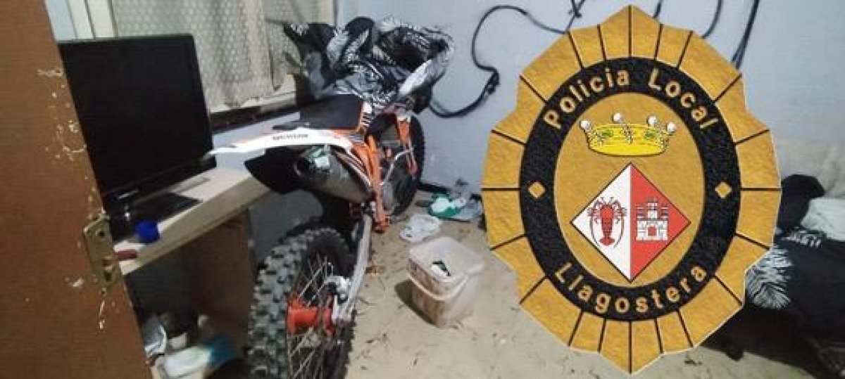  Detenció de dues persones i recuperació de material robat a Llagostera