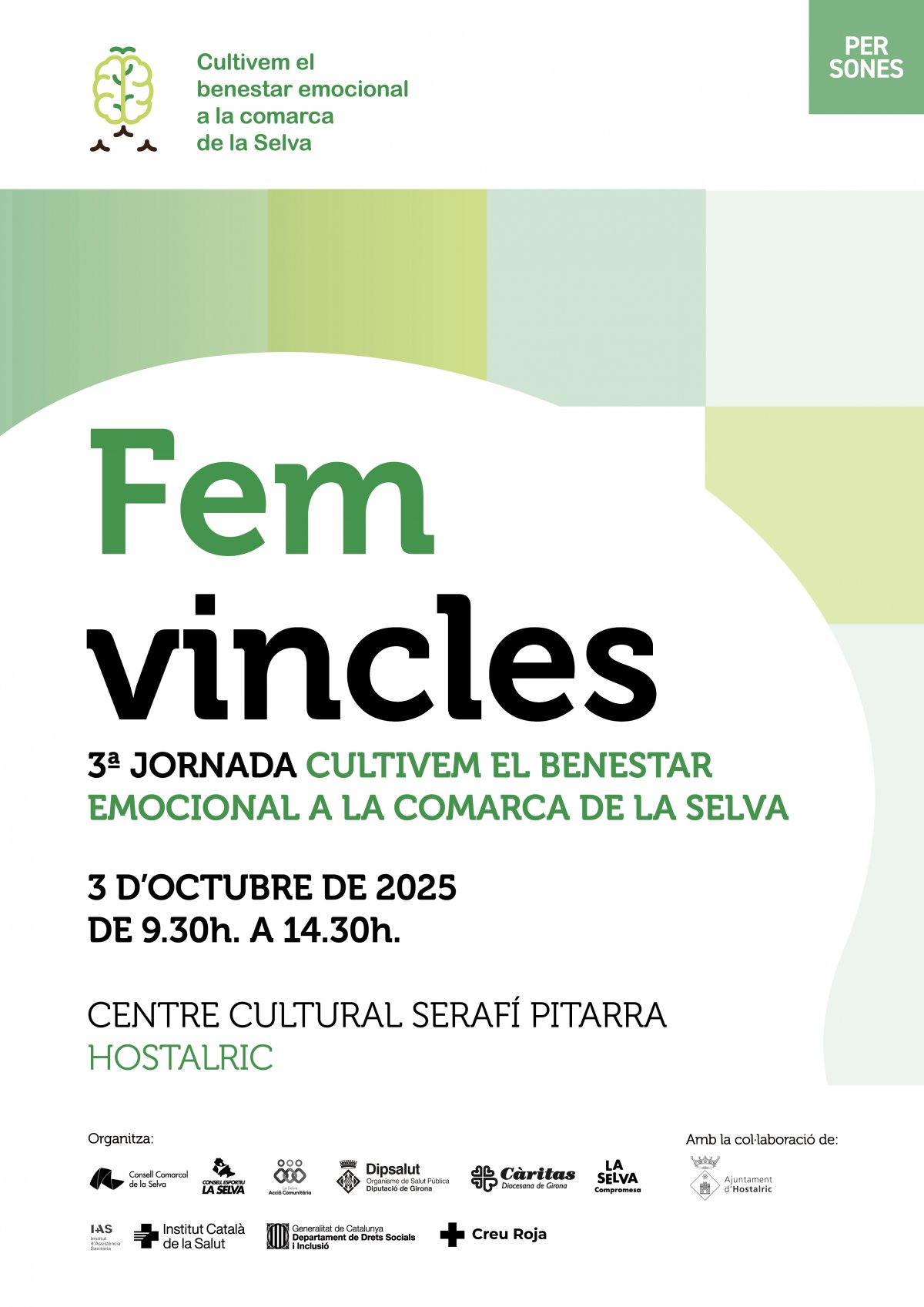 Hostalric acollirà la 3a edició de la jornada Cultivem el benestar emocional a la comarca de la Selva