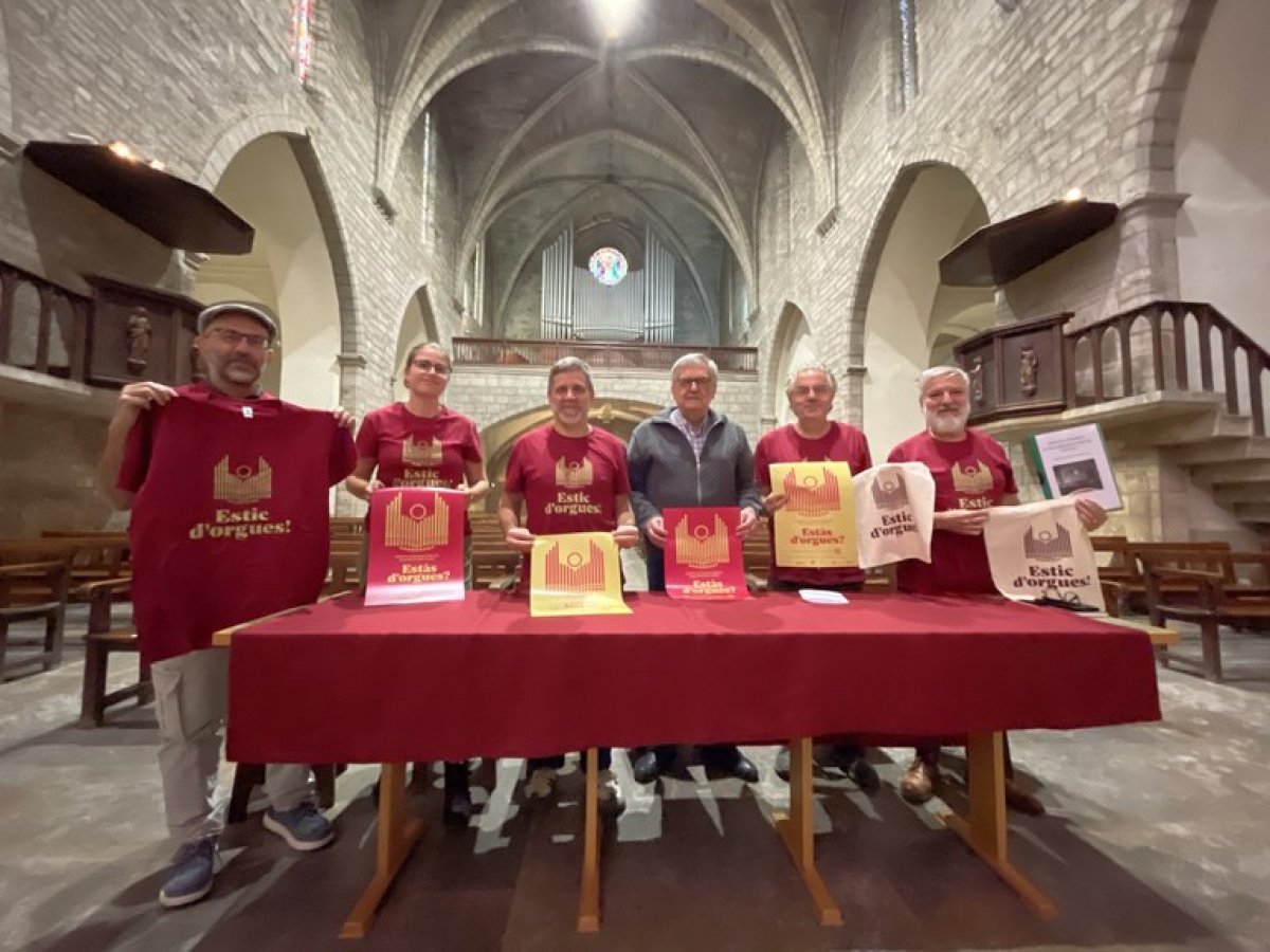 Banyoles impulsa la campanya per restaurar l’orgue de l’església de Santa Maria dels Turers