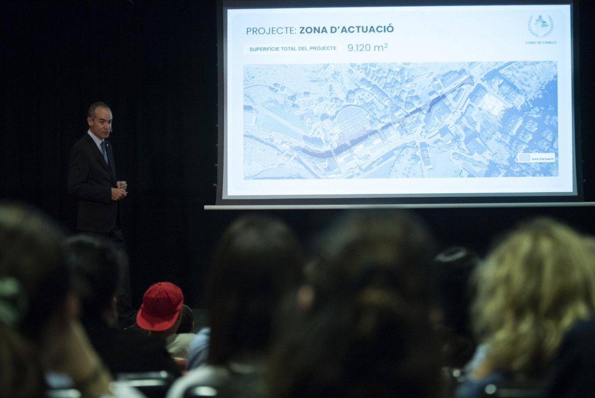 El Comú de Canillo presenta els projectes d’embelliment del centre i la reforma del Palau de Gel