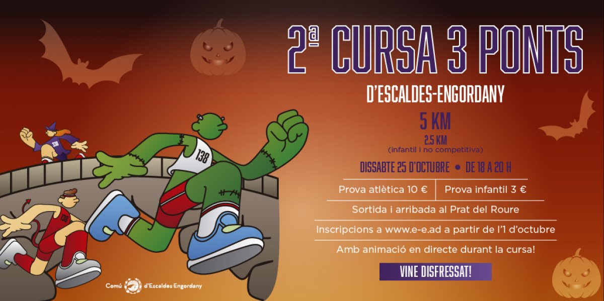 La zona històrica acull la 2a edició de la cursa 3 Ponts amb la l’objectiu de créixer en participació