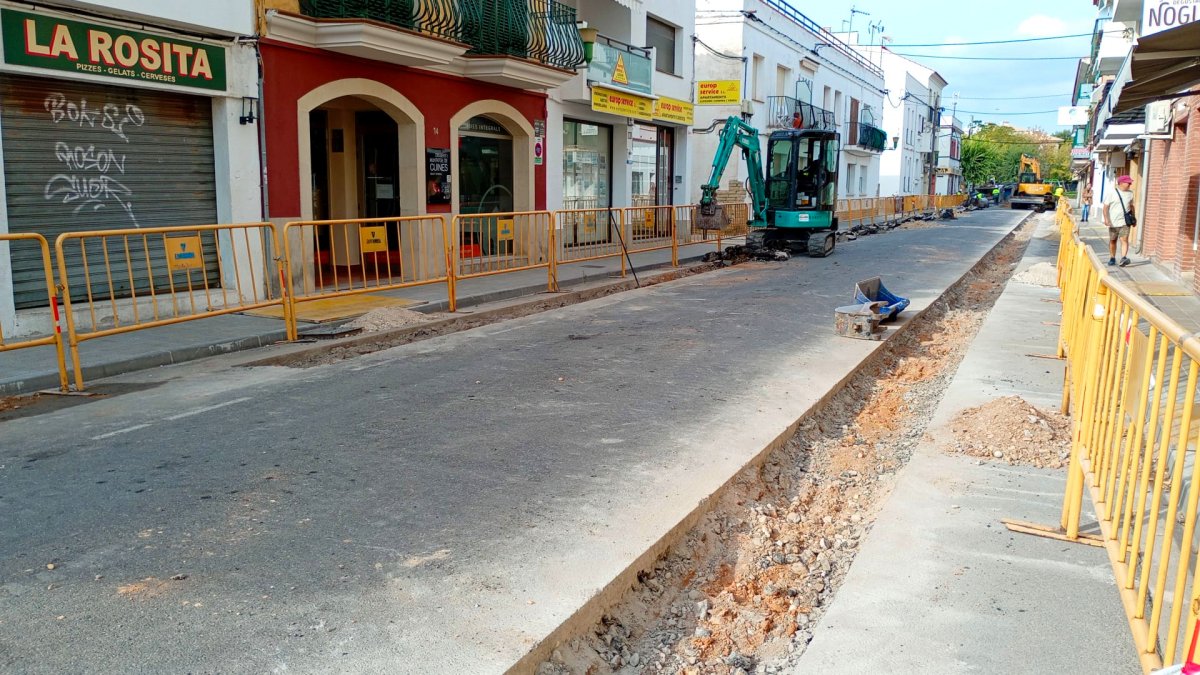Ja estan en marxa les obres de renovació de la xarxa d’aigua potable de Baix a Mar - Altafulla