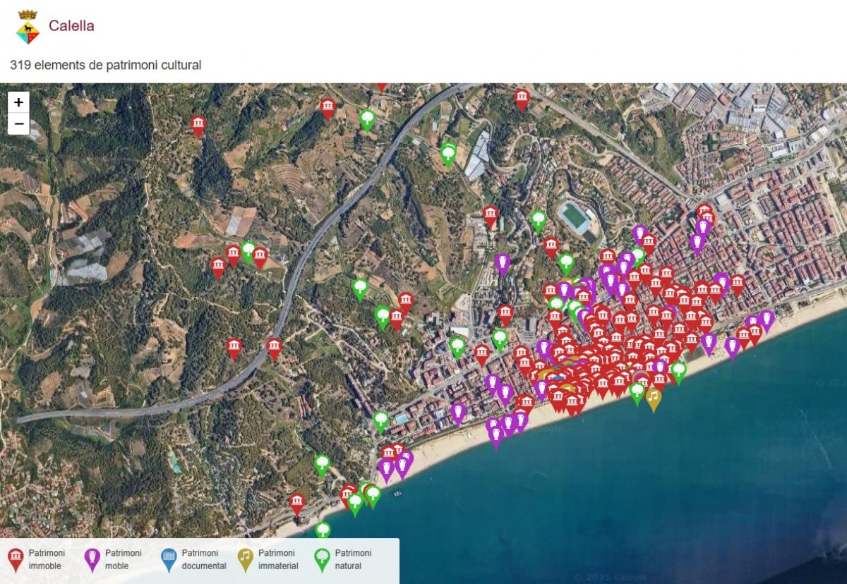 Calella presenta a la ciutadania el seu Mapa de Patrimoni amb 319 elements catalogats