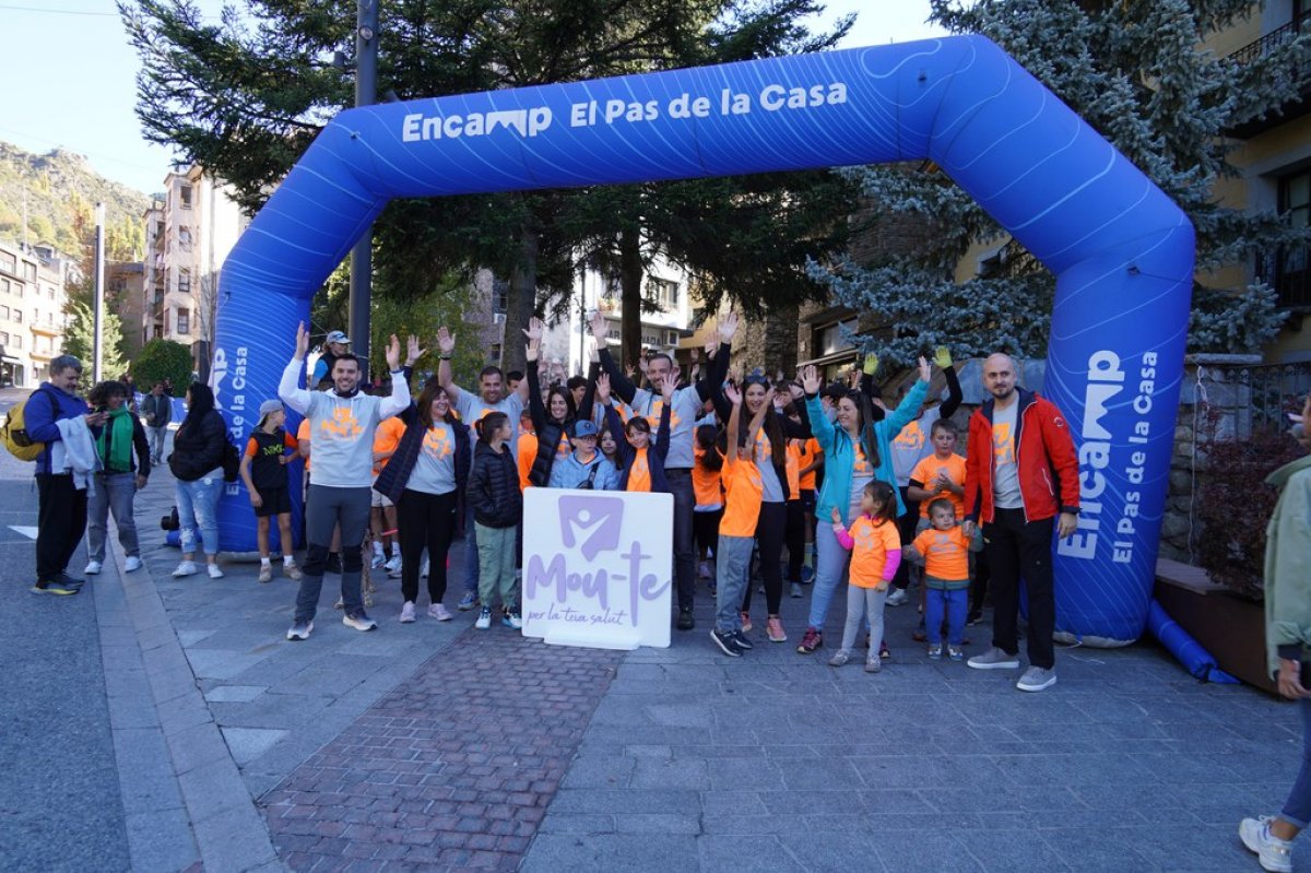 Encamp es suma un any més al ‘Mou-te per la teva salut’ amb més de 300 participants