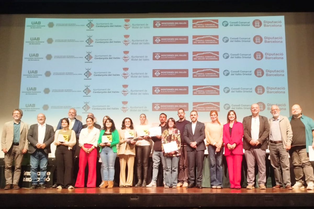 El premi Eines reconeix 3 projectes del Vallès Oriental relacionats amb la salut mental del jovent, educació sexual a escoles i dinamització del cinema local