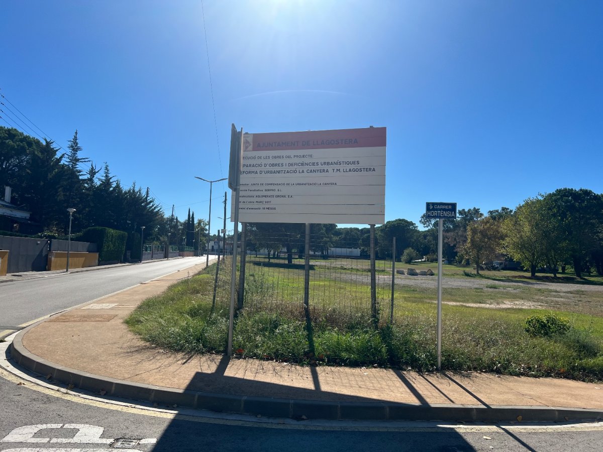 L'Ajuntament de Llagostera recepciona la urbanització de La Canyera