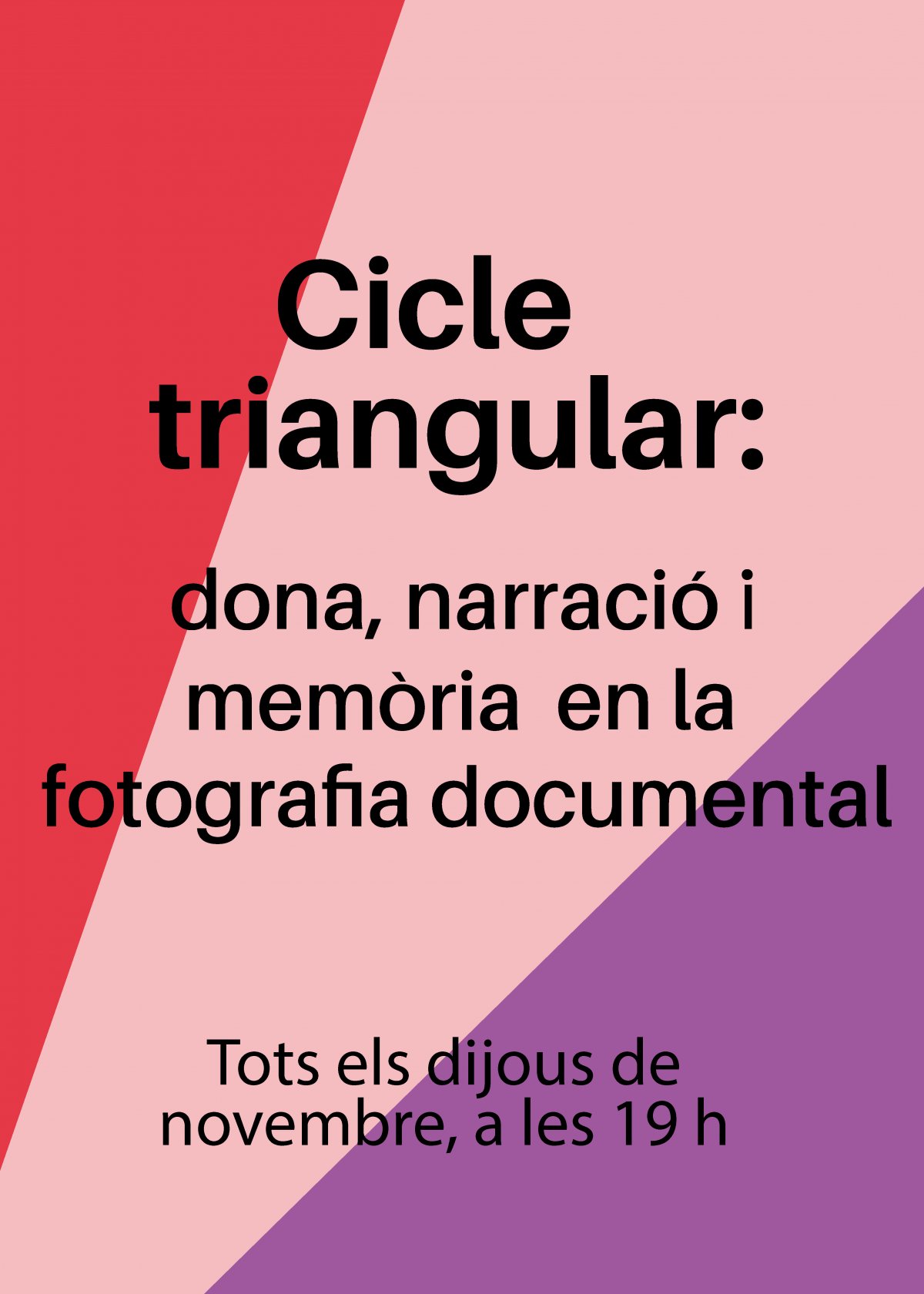 INSPAI programa un nou «Cicle Triangular» durant el mes de novembre