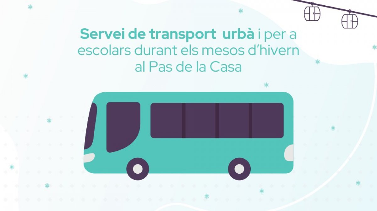 El transport urbà i escolar d’hivern del Pas de la Casa es posarà en marxa el 24 de novembre