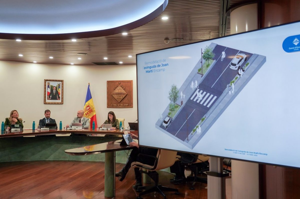 Encamp invertirà 6,8 M€ per fer de l’avinguda Joan Martí un espai modern, sostenible i dinàmic