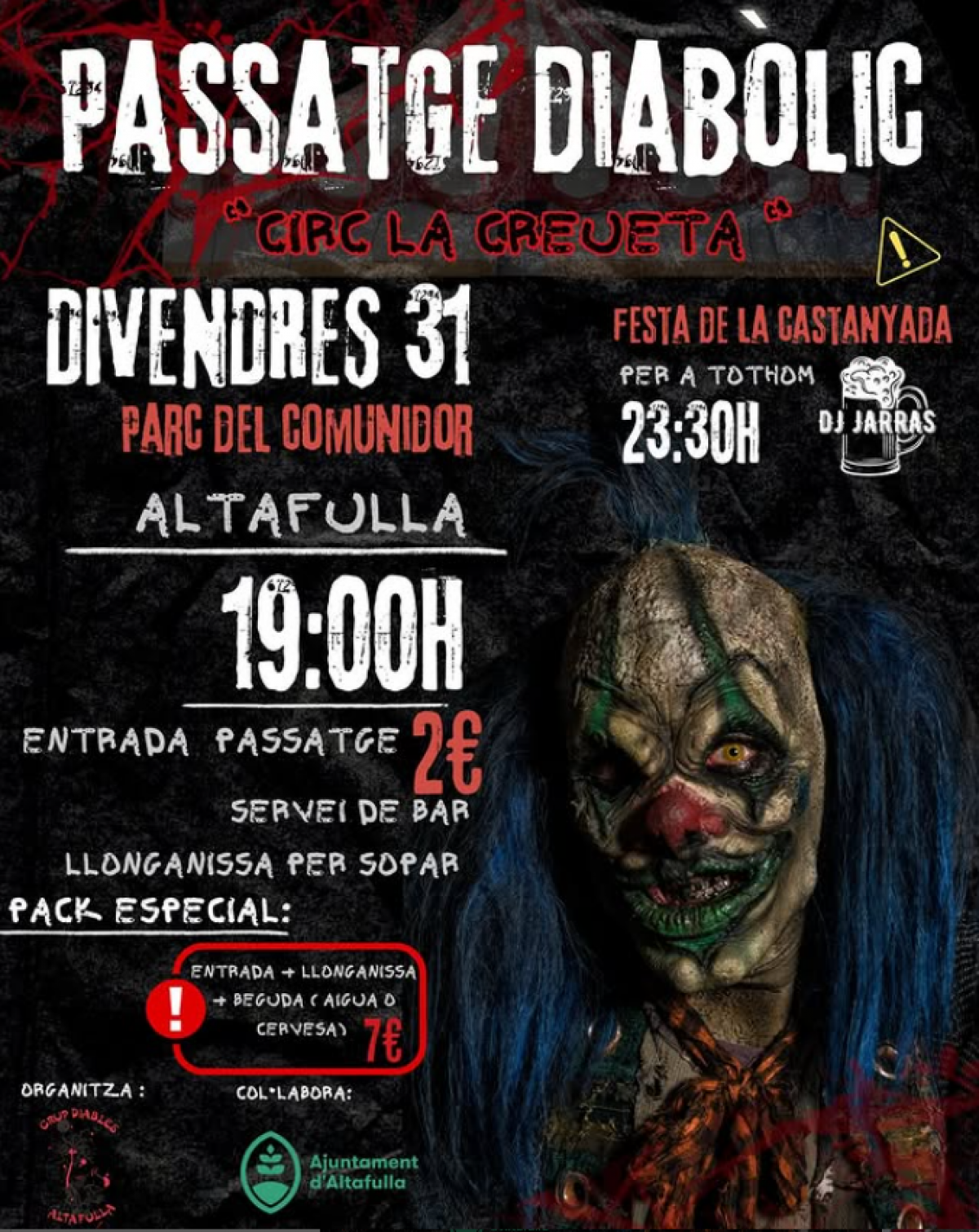 Passatge Diabòlic i Festa de la Castanyada amb el Grup de Diables d'Altafulla