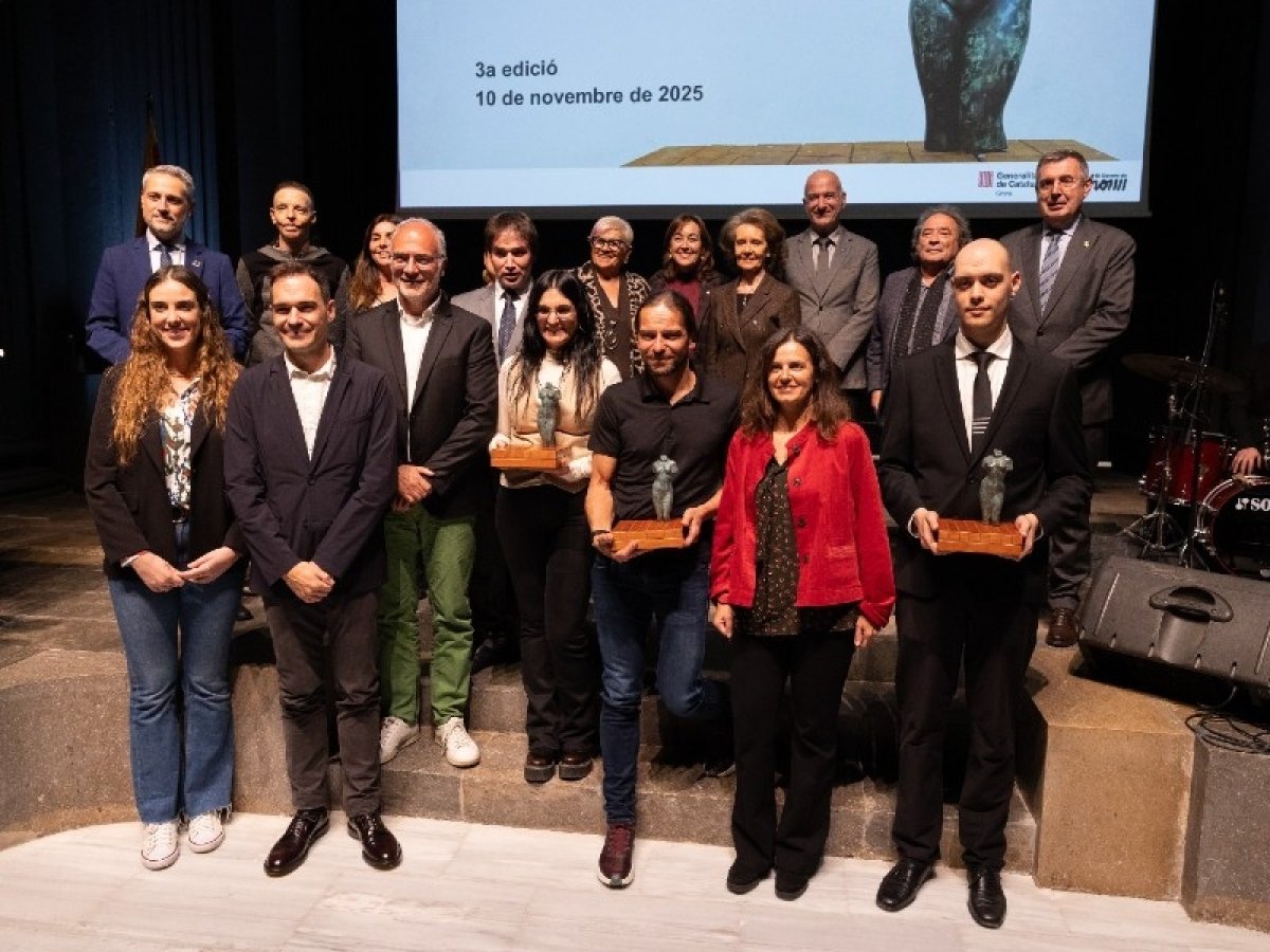 El doctor Ramon Brugada, Wikiloc i el projecte Rossinyol, guardonats en la tercera edició dels Premis Generalitat Girona