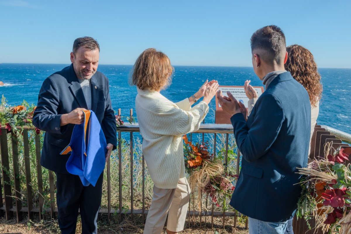 Tossa de Mar dedica un mirador a l'artista Bonaventura Ansón, màxim exponent de l'art tossenc arreu del món