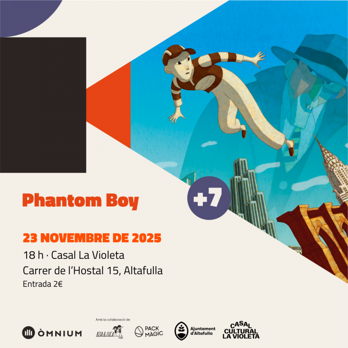 Cinema infantil dintre del cicle Cinexic: Projecció de 