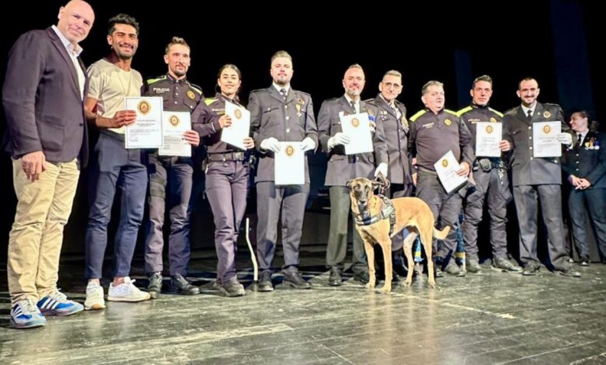 Reconeixement a la Policia Local de Vidreres per una actuació destacada en matèria de salut pública