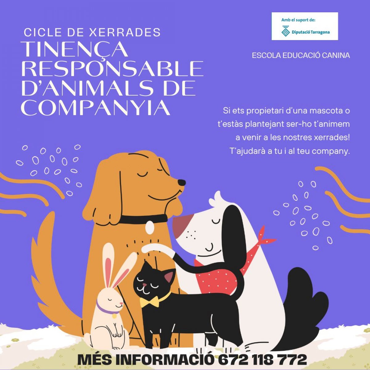 Altafulla impulsa el benestar animal amb una xerrada sobre tinença responsable