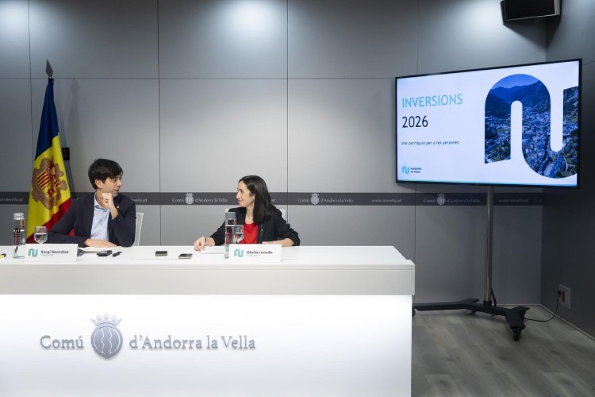 Andorra la Vella invertirà 13 milions d’euros el 2026 per reforçar serveis, espai públic i equipaments