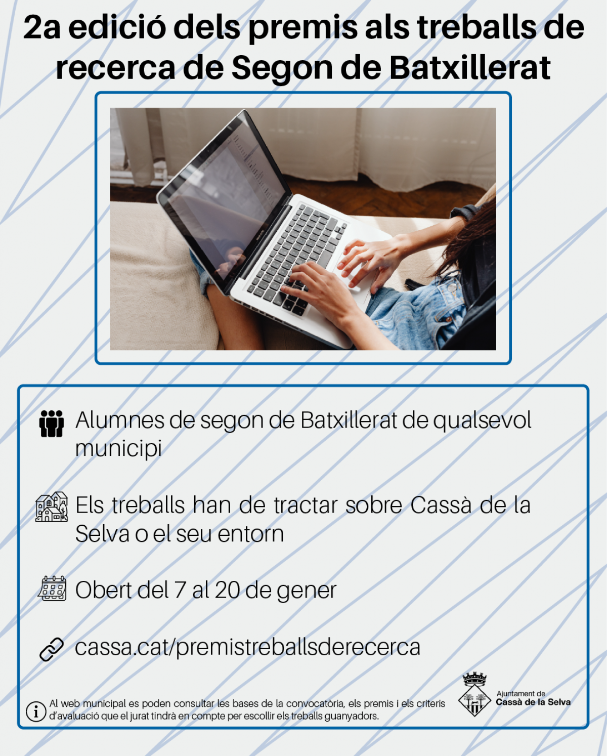 Cassà convoca la segona edició dels Premis al Treball de Recerca