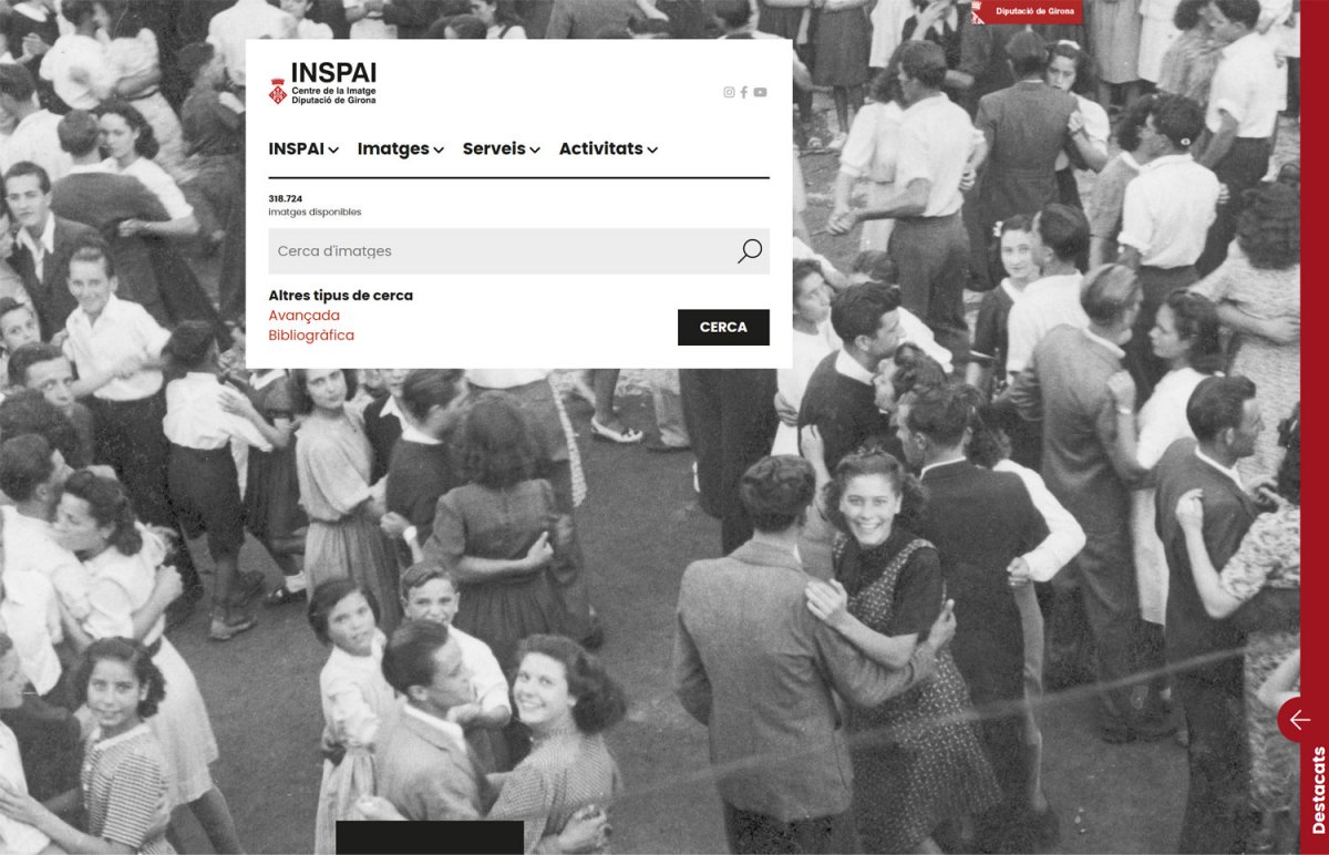 INSPAI renova el web amb una imatge més actual i amb més de 300.000 fotografies accessibles en línia