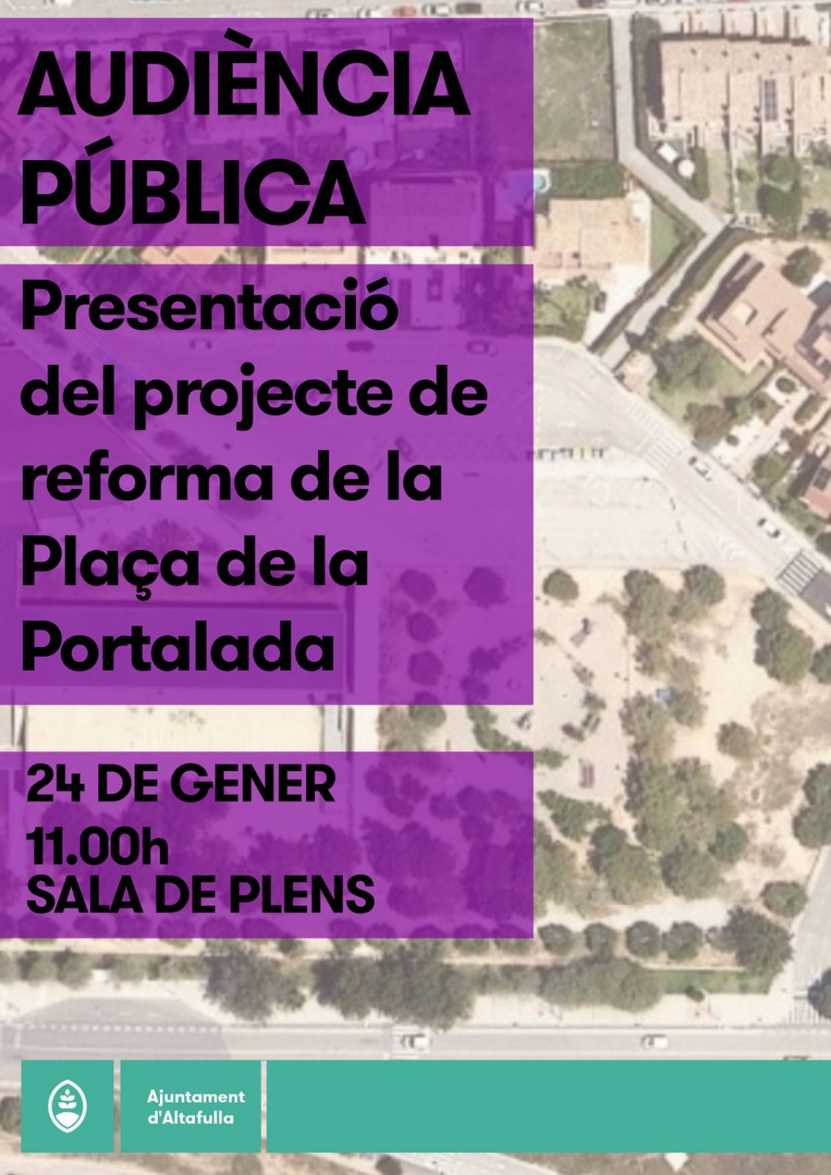Audiència Pública: Projecte de reforma de la Plaça de la Portalada