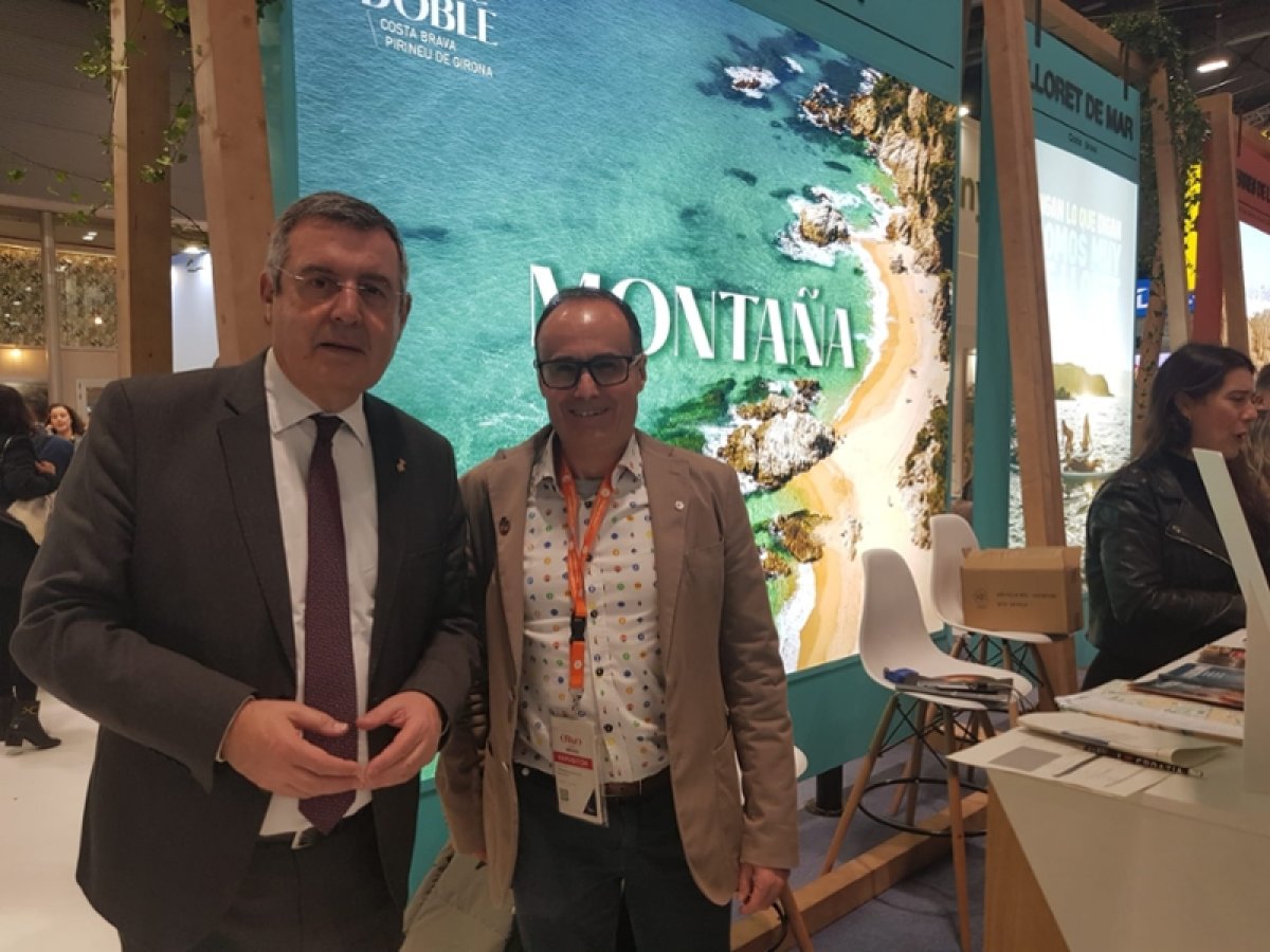 El president de la Diputació de Girona, Miquel Noguer, visita Fitur 2026, a Madrid