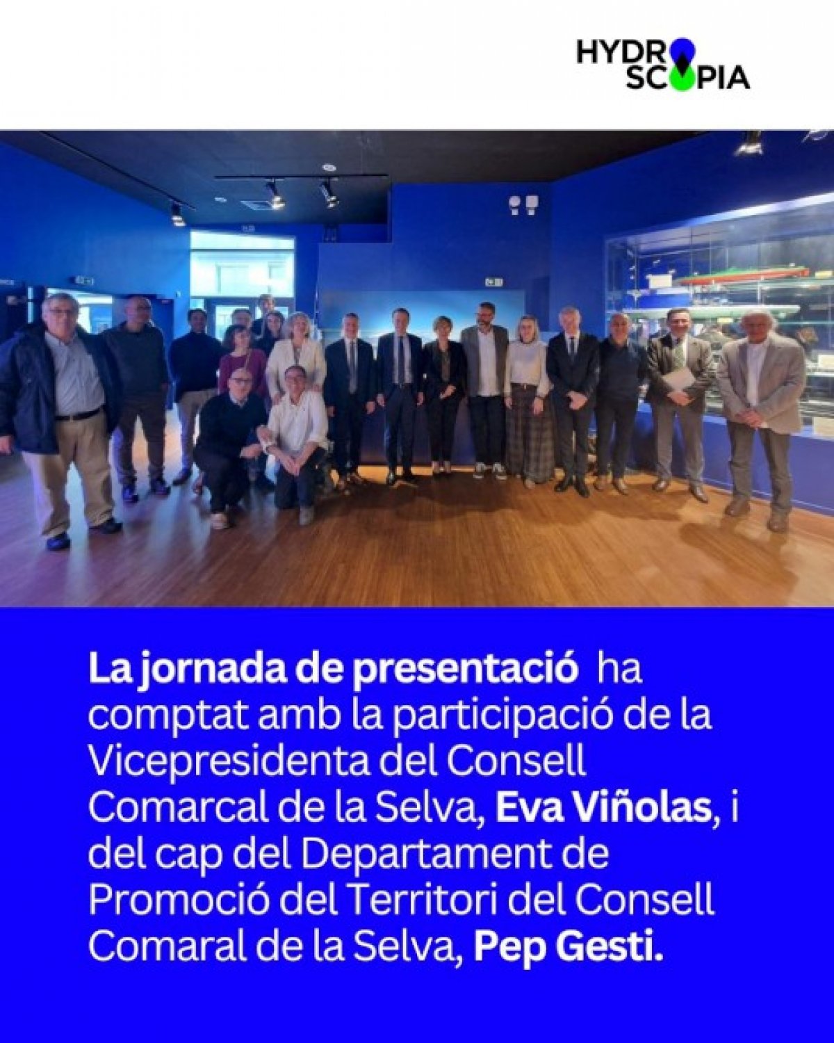Presentació del projecte europeu Hydroscopia-REGEN a l’Aquarium Oniria de Canet de Rosselló