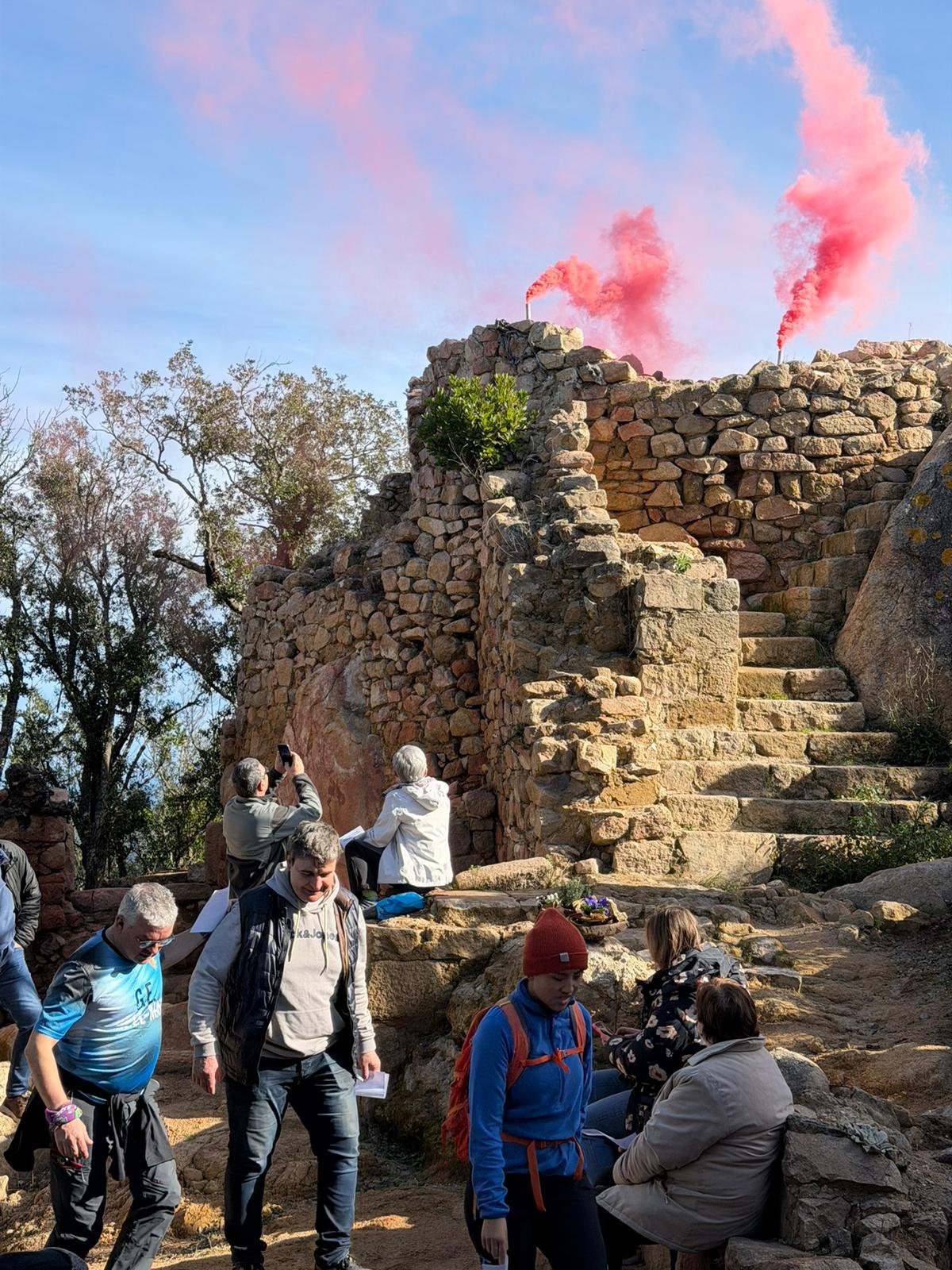 Encesa de torres, talaies i talaiots de la Mediterrània pels drets humans, a Llagostera