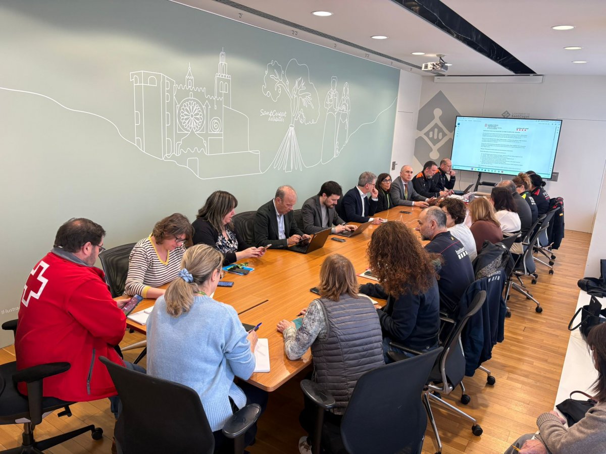 L'Ajuntament de Sant Cugat manté actius tots els serveis d'emergència per atendre els efectes de la ventada