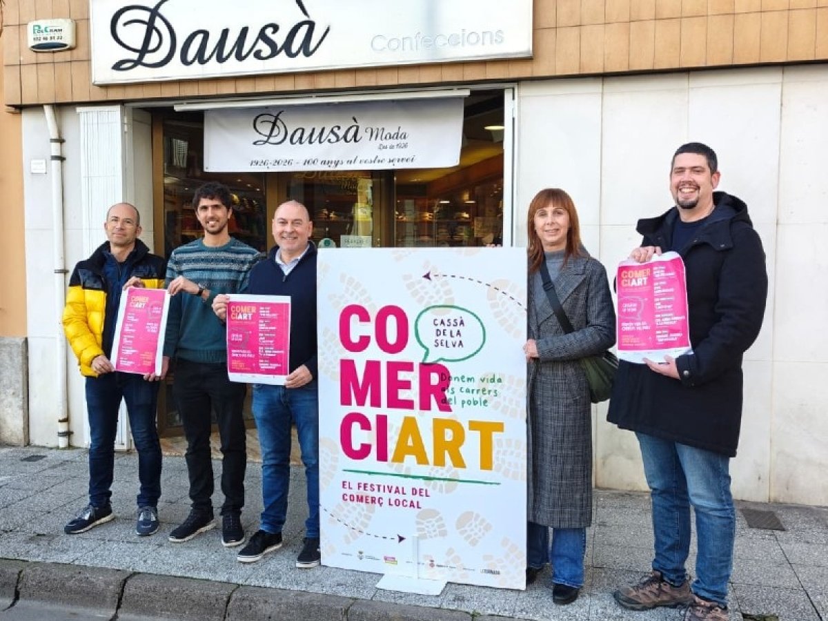 La tercera edició del ComerciArt de Cassà de la Selva arriba amb espectacles gratuïts per impulsar el comerç local
