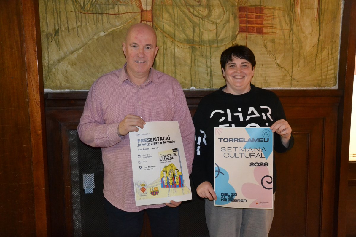 El periodista Xavi Torres i el meteoròleg Francesc Mauri, reclams dels actes de la Setmana Cultural de Torrelameu