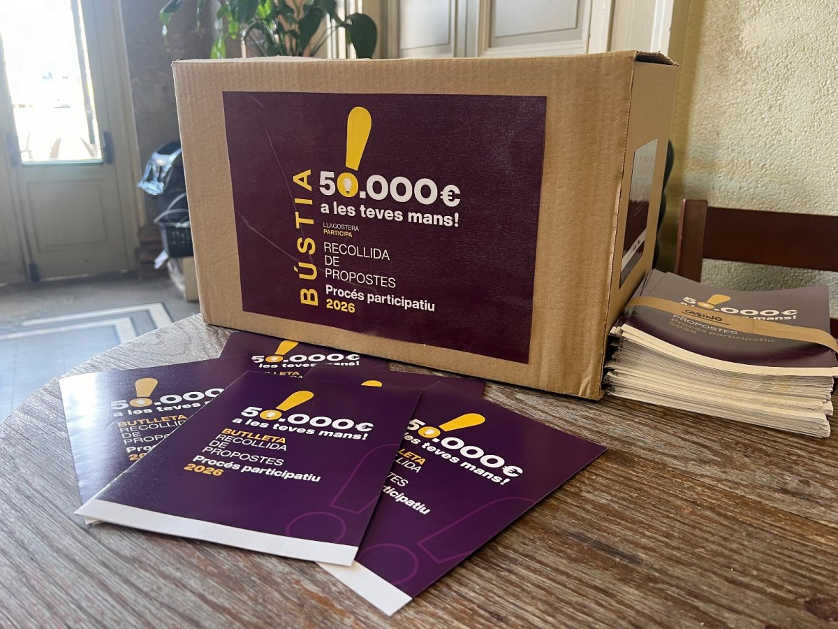 L' Ajuntament de Llagostera posa en marxa els pressupostos participatius 2026 amb una partida de 50.000 euros