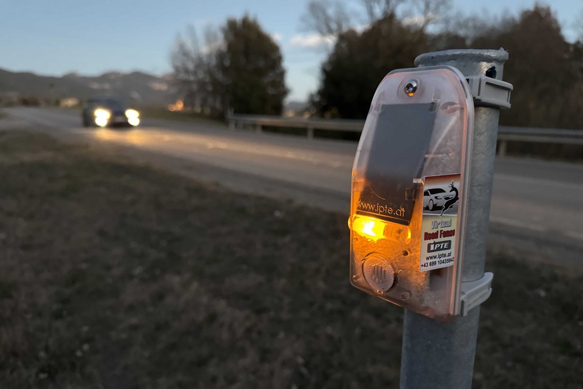  La Diputació de Girona instal·la nous dispositius dissuasius de fauna salvatge en sis trams de carreteres amb una alta accidentalitat