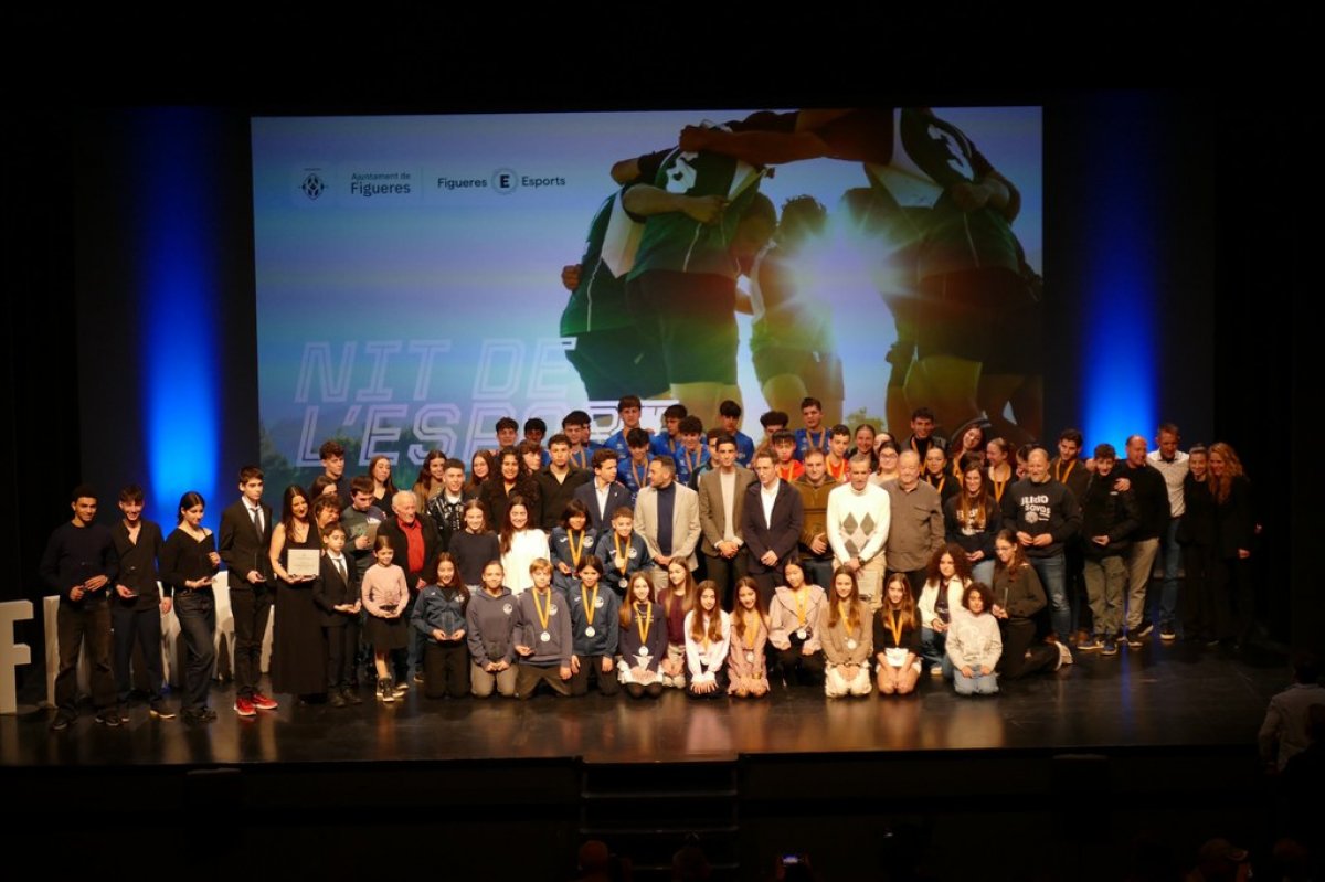 Figueres lliura 57 reconeixements a esportistes, equips i personalitats a la Nit de l’Esport